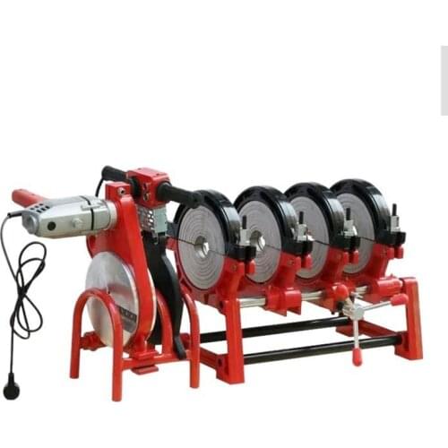 63-200 Manual Type Butt Welding Machine PE Fusion Welding Machine Pipe Hot Melt Machine Digital Display PE Butt Fusion Welder LK