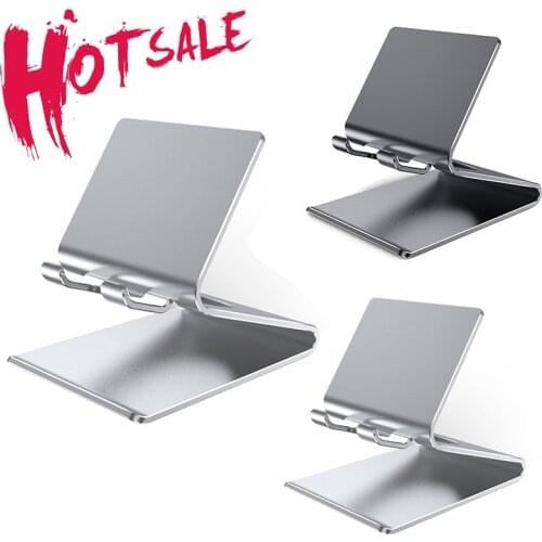 Aluminum Mobile Phone Holder Lazy Stand Table Desk Mount Holder Phone Stand For All Mobile Phones Mobile Phone Holders