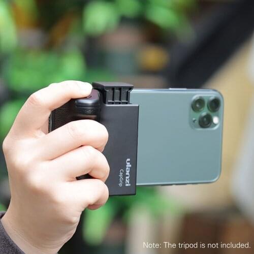 Ulanzi CapGrip Wireless Bluetooth Smartphone Selfie Booster Handle Grip Phone Stabilizer Stand Holder Shutter Release 1/4 Screw