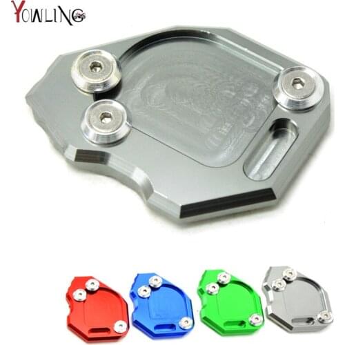 CNC Motorcycle Side Kickstand Stand Extension Plate Side Stand Enlarge For BMW F800GS F 800GS F800 GS 800 2012 2013 2014 2015