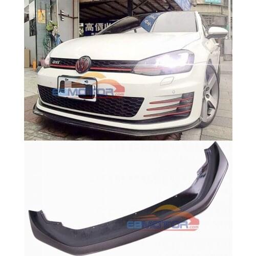 Home / For VOLKSWAGEN / GOLF / Real carbon fiber Front Bumper Lower Lip spoiler Cup Chin Valance Splitter FOR VW Golf 7 GTI MK7