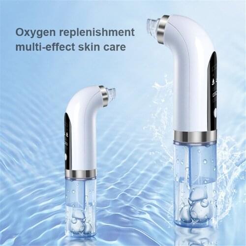 Electric Facial Clean Small Bubble Blackhead Remover Water Cycle Pore Acne Pimple Removal Vacuum Suction Tool USB Rechargeable