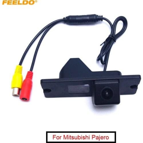 FEELDO 1Set Special Car Parking Rear View Camera for Mitsubishi Pajero HD Backup Reversing Camera #AM1533
