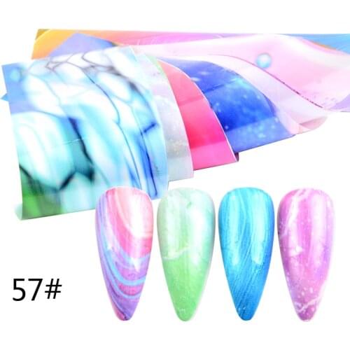 Holographics Nail Foils Summer Popular Aurora Color Nail Art Transfer Sticker Slide Nail Art Decal Nails Accessories