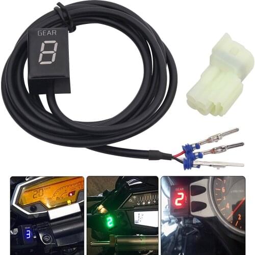 For Honda CBR CB400SF CB650F CB500X CB1300 CBR600RR CB1000R Cb650r VFR800 NC750 Gear Indicator Motorcycle Speed Display Meter