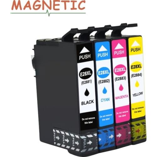 Magnetic T2881 T2882 T2883 T2884 Compatible ink cartridges for Epson 288XL Expression Home XP 430 330 434 440 Printer T288 T2881