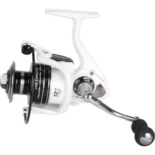 TXL7000 Superior Quality White Metal CNC Spinning Fishing Reel Fixed Spool Reel 13 +1 BB Bait Casting Reel