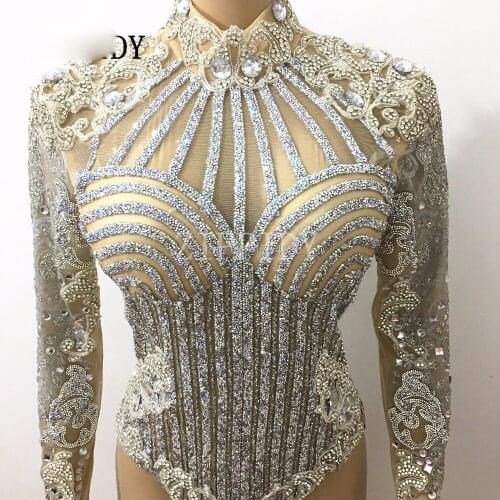 Digital Print Jumpsuit Casual Fashion Tights Sexy Stretch nightclub Bodysuit Singer Bar Party Stage Performance DS Costume