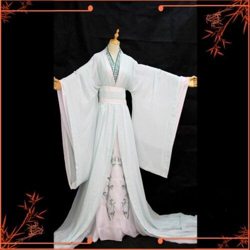 Shi Qingxuan Cosplay Tian Guan Ci Fu White Long Cosplay Costme Anime Halloween Costumes for Adult Unisex Hanfu Chinese Costume