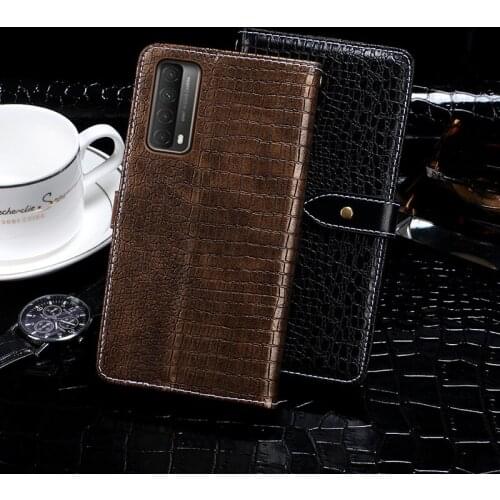 Leather Case For Huawei P Smart 2021 Coque TPU Silicone Case Flip Cover Wallet For Huawei P Smart 2021 Shell Fundas Etui Bags