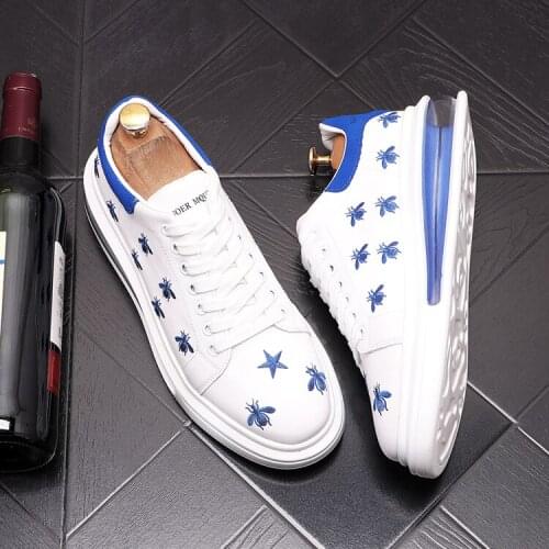 Mens Hip Hop Sneakers Trainers High Tops Board shoes Classic couples printed fashion versatile antiskid sports