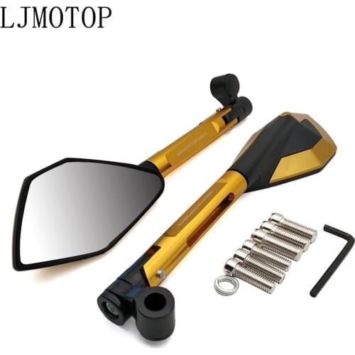 For GAS GAS EC 2T 4T FSE/FSR RR/RS HUSQVARNA TC125 TE125 CNC Motorcycle Mirrors Moto Rearview Mirrors Side Mirrors accessories