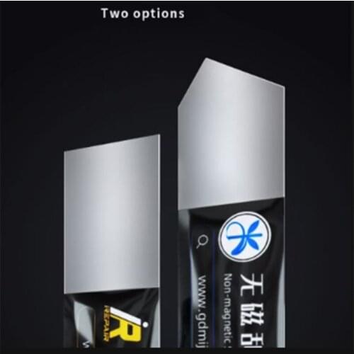 The Newest MiJing GX01 GX02 Stainless Steel Non-Magnetic Tin Scraper Planting Tin Cutting Rubber Blade For Mobile Repair Tools