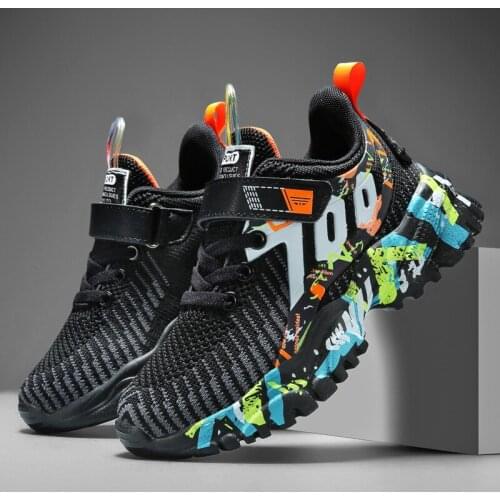 New Kids Spring Autumn Sneakers Lightweight Fashion Casual Shoes For Boys Toddler Shoes Breathable Running Platform Light Shoes