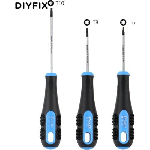 Torx Screwdriver T6 T8 T10 for Nintendo Switch Xbox360 Machine Teardown Magnetic Screwdriver Set Repairing Hand Tool Kit