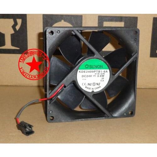 SUNON KDE2409PTB1-6 318.GN DC 24V 3.6W 90x90x25mm 2-wire Server Cooling Fan