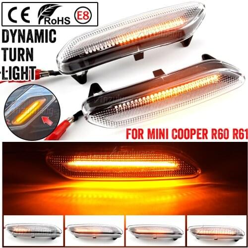 2pcs LED Dynamic Turn Signal Side Marker Light Sequential Blinker Light For BMW E90 E91 E92 E93 E60 E61 E81 E82 E83 E84 E88 E46