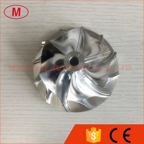 TA51 441063-0012 65.59/90.96mm 6+6 blades turbo billet/milling/aluminum 2024 compressor wheel for 466592-0002/11/12/13