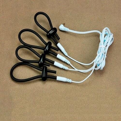 Electro Shock Therapy Penis Extender Cock Ring , Electric Shock Penis Rings Penis Stimulation Massage Medical Sex Toys For Men