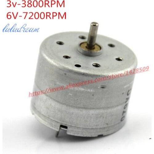 High-Efficient Super-Silent Motor Solar Energy Supply MICRO motors Carbon Brush Reversing with Brass Gear DIY Model Making