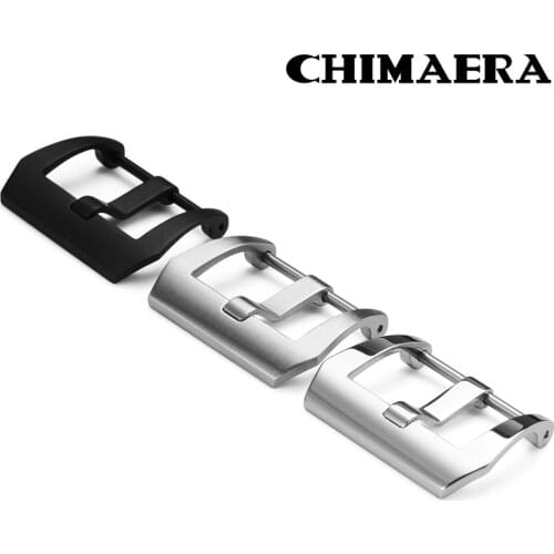CHIMAERA 20mm 22mm 24mm 26mm Watch Buckle 316L Stainless Steel Brushed Polished Buckle Clasp For Pane rai Watch Strap Free Ship