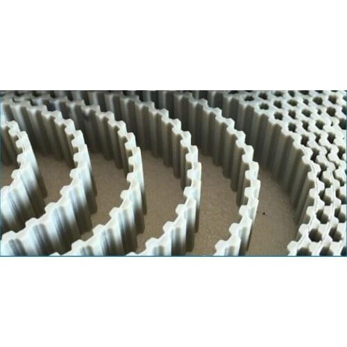 High quality customized design 32mm wisht T10 double side teeth truly endless timing belts