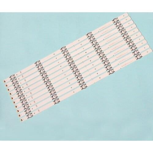 10 pcs/Lot 100% new LED backlight strip for Hisense LED55EC320A LED55M5000U 55C270W SVH550AL2&SVH550AL3 5LED (1led=3v) 55.9cm