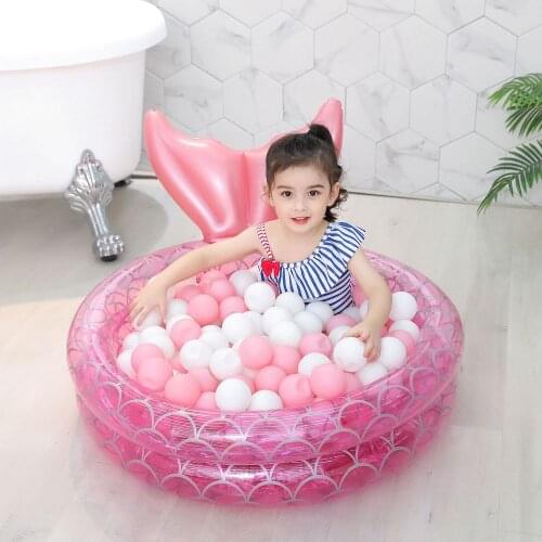 150cm Inflatable Childrens Swimming Pool for Kids Mermaid Water Pool baby Water Paddling Pool Bathtub Circles Pool Party Toys