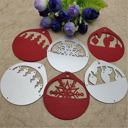 3pc/set Christmas bell snowflake Frame Metal Cutting Dies For DIY Scrapbooking Album Embossing Paper Cards Decorative Crafts