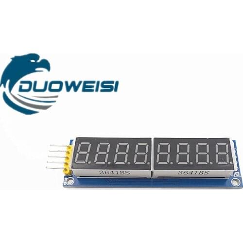 8-digit digital display module 74HC595 driver 8-digit digital tube module compatible with for Arduino
