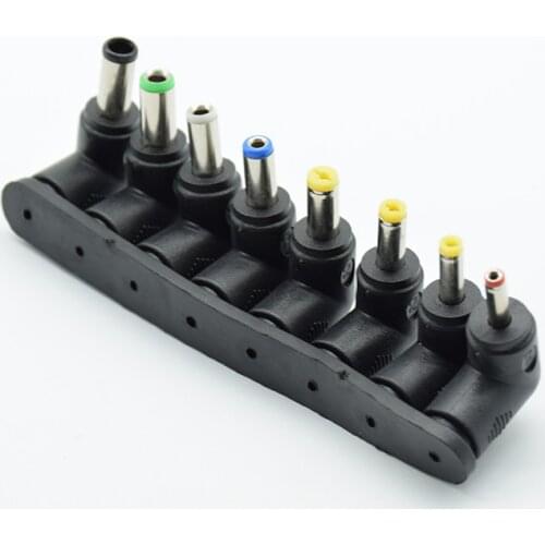 8pcs/5pcs 5.5*2.1 to Universal Laptop DC Power Supply Adapter AC DC Jack Charger Power Adapter Conversion plug right angle
