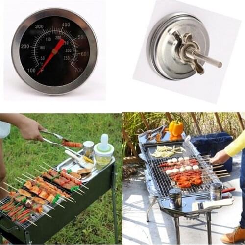 BBQ Accessories Grill Meat Thermometer Dial Temperature Gauge Gage Cooking Food Probe Household Kitchen Tools Stainless Steel