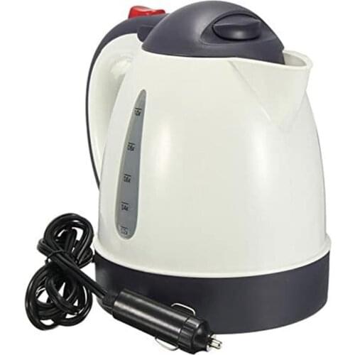 12V 24V Vehicle Truck 1000ml Kettle Hot Water Boiled Heater for Tea Coffee Stainless Steel Large Capacity