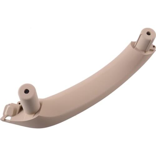 Beige Car Rear Right Interior Door Pull Handle Trim Cover Fit for BMW X3 F25 X4 F26 2011 2012 2013 2014 2015 2016 2017