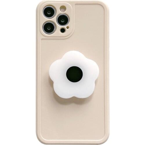 Lovely Camellia Stand Knot Case for iPhone 12 Pro Max Back Phone Cover for 12 11 Pro Max X XS XR 8 7 Plus SE 2020