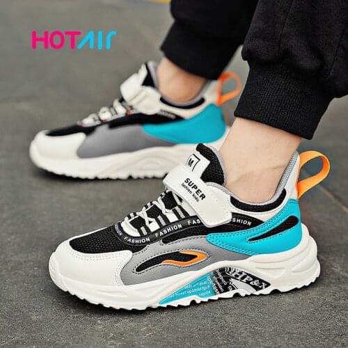 2021 Basket Enfant Kids Sneakers Children Shoes For Boys Girls Shoes Leather Running Anti-slippery Footwear Trainers F882