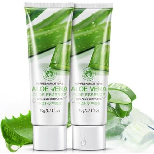 Aloe Vera Gel 100% Natural Scar Removal Face Care cream Repair Skin Lighter Anti Acne Cremas Para las Manchas Collagen Skincare