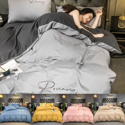 Gold Bedding Set Comfortable Soft Queen Size Comforter Bedding Duvet Cover Sets King Size Bedding Cute Bed Sheets Set Western