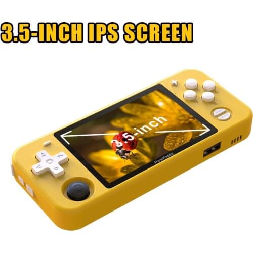 Upgraded RGB10 Retro Game Console 3.5 Inch IPS Screen Portable Handheld RK3326 Chip Linux Video Game Player Child Gift