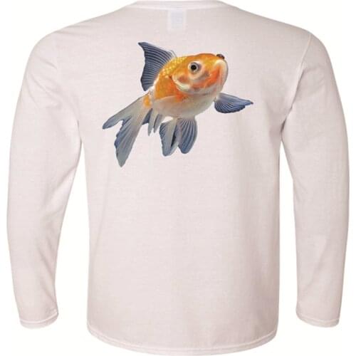 Round Neck Mens Upmarket Fishing Men Outdoor Anti-UV Quick Dry Mens UPF 50 Long Sleeve T-Shirts Sun Protect Skin High-Tech