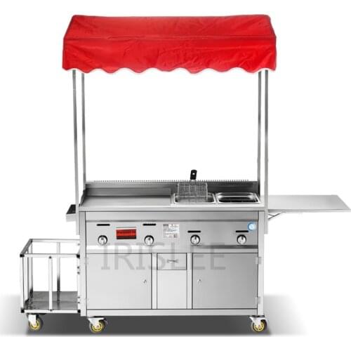 Hot Selling Fast Food Trailer Street Mobile Kitchen Snack Cart For Sale