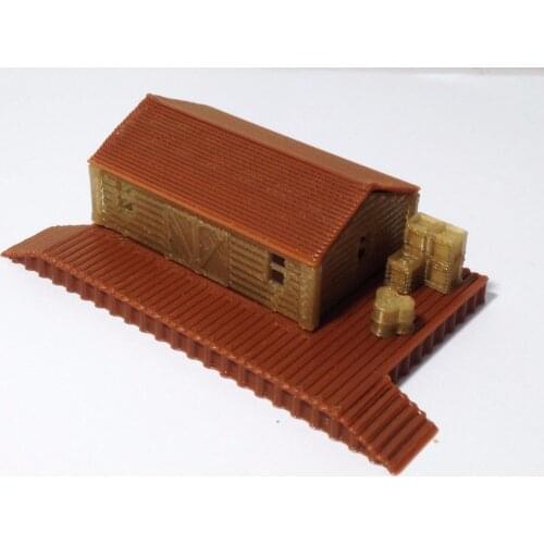 Outland Models Warehouse Freight Depot Z Scale 1:220 Train Railway Layout
