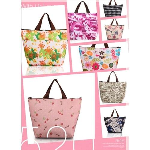 Fashion cooler bag keep food fresh thermal bags lunch box Large insulation hot and cold pack ice bag picnic bag free shipping