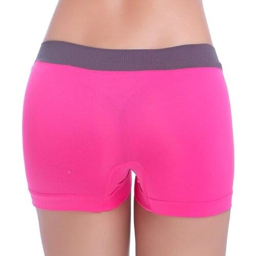 Fashion Sexy Home Service Yoga Pants Breathable Buttocks Sports Boxer Shorts Solid Color Yoga Shorts High Waist Tight Leggings