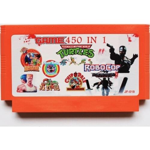 New 8bit Game card Best gift for children - 450 In 1