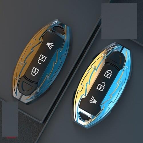 New Zinc Alloy Silica Gel Car Key Case Cover Shell For infiniti FX35 FX37 FX50 G25 G35 G37 JX35 M35 M37 M45 Q70