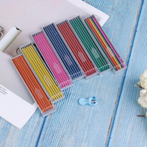New Thick Pencil Core Colored Automatic Drawing 2mm Core Cute Mechanical Automatic Pencil Lead