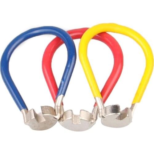 Top Quality Bicycle Spoke Wrench 360 ° Rotation Spoke Cap Adjustment Steel Wire Key Bicycle Disassemble Repair Tools