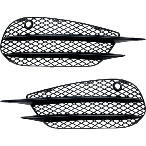 For Mercedes Benz C Class W205 2015-2018 AMG Line C180 C200 C260 Front Bumper Fog Light Grills Accessories Car Styling