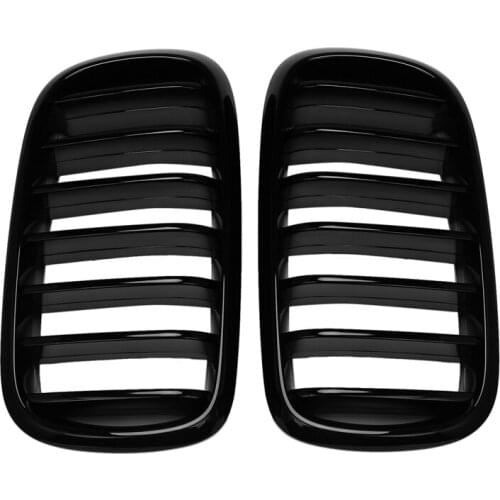 Car Front Hood Kidney Grille Grill Mesh Racing Grills for BMW F15 F16 X5 X6 2014-2016